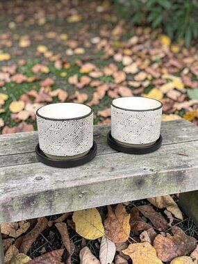 Set Of 2 Terra Cotta Planting Pots